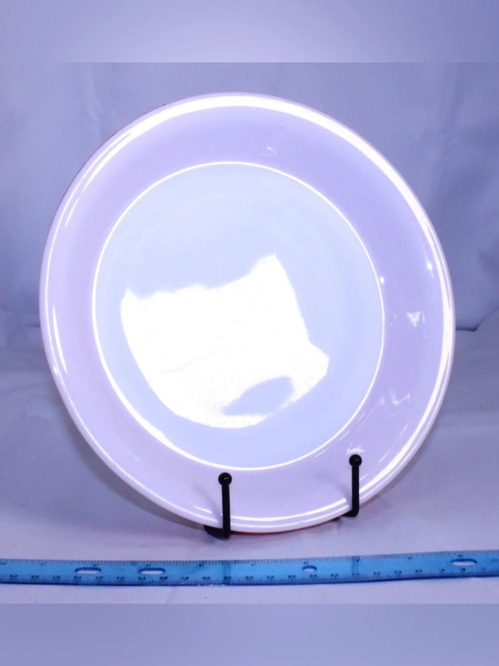 PYREX Model 909 Rimmed Pie Plate Flamingo Pink Vintage